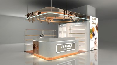 现代高级糕点店3D模型下载